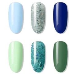 Bluesky Ocean Gel Nail Polish Set - 6 X 10ml