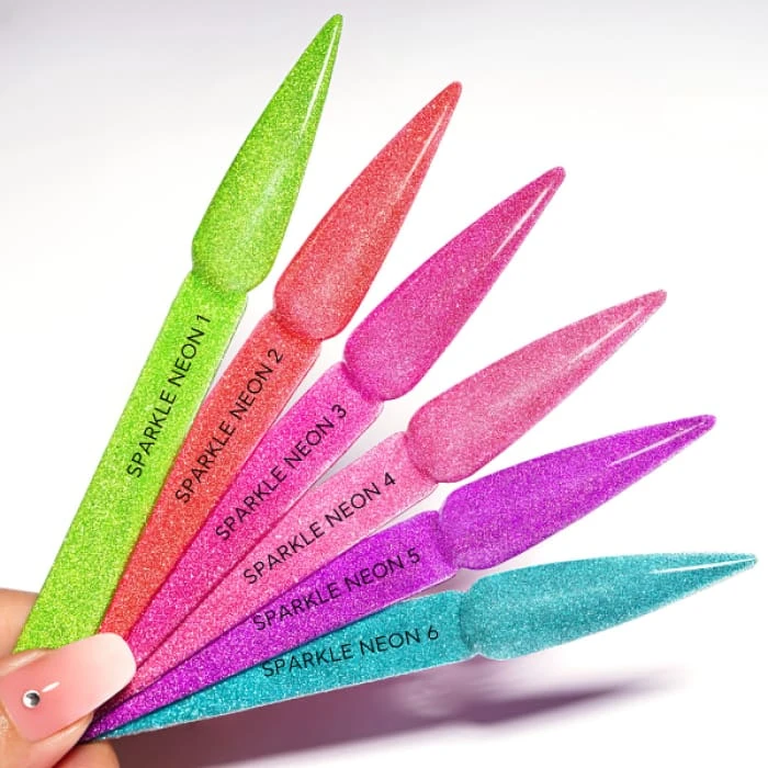 Bluesky Sparkle Neon Set - 6 X 10ml 1 Bluesky Sparkle Neon Set - 6 X 10ml