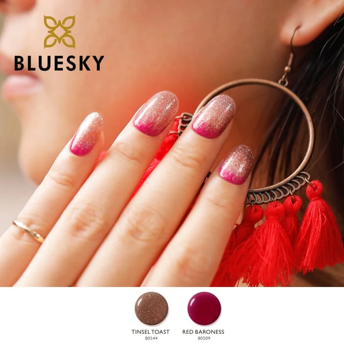 Bluesky Gel Polish - 80544 - Tinsel Toast 3 Bluesky Gel Polish - 80544 - Tinsel Toast - Image 3