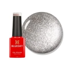 Bluesky Gel Polish Mini - SILVER GLITTER - A018