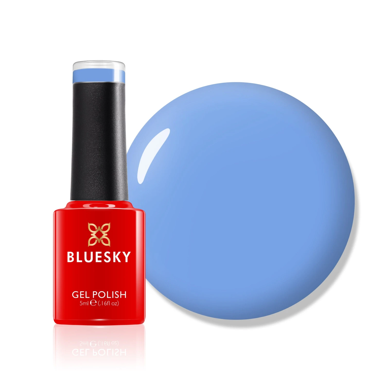 Bluesky Gel Polish Mini - BLUE IRIS - A101 1 Bluesky Gel Polish Mini - BLUE IRIS - A101