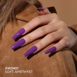 Soft Amethyst - AW2401 - 10ml Gel Polish 9 Soft Amethyst - AW2401 - 10ml Gel Polish -Bluesky Cosmetics AW2401 01 c897f9d3 fa39 4271 abce ca73c4bb4c5a
