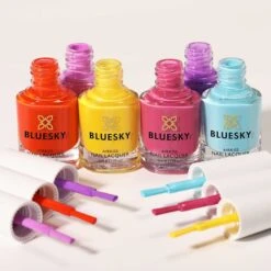 Bluesky Kids Airkiss Set- Summer Collection 10 Bluesky Kids Airkiss Set- Summer Collection -Bluesky Cosmetics AirKissPeelOffNailPolishes 1