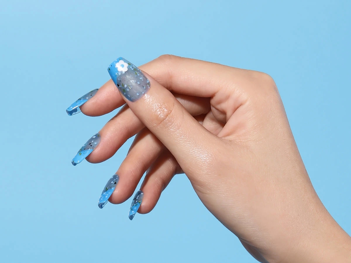 Bluesky Gel Polish Mini Duo - Flower Gel - Blue 3 Bluesky Gel Polish Mini Duo - Flower Gel - Blue - Image 3