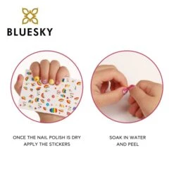 Bluesky Kids Airkiss Set- Summer Collection 13 Bluesky Kids Airkiss Set- Summer Collection -Bluesky Cosmetics BlueskyAirKissPeelOffNailPolish 1