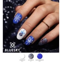 Bluesky Gel Polish - JUST DANCE - SP11 -Bluesky Cosmetics CreamPuff JustDance BlueEyeshadow