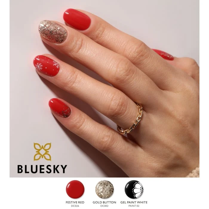 Bluesky Gel Polish - GOLD BUTTON - DC002 8 Bluesky Gel Polish - GOLD BUTTON - DC002 - Image 8