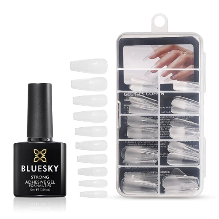 Bluesky Soft Gel Nail Extension Kit- Coffin 1 Bluesky Soft Gel Nail Extension Kit- Coffin