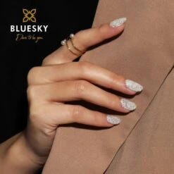 Bluesky Gel Polish - Glitter Neon 01 - White -Bluesky Cosmetics GLITTERNEON01 8d73d4d3 0575 4db0 a7f6 0859db8e3fdd