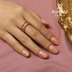Bluesky Gel Polish - Glitter Neon 07 - Peach -Bluesky Cosmetics GLITTERNEON07 34d038c6 c0ab 41ae a0ee 5b1afe4a47e0
