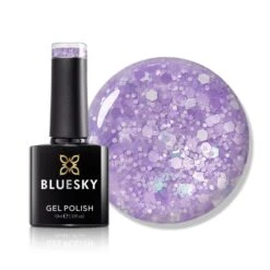 Bluesky Gel Polish - Glitter Neon 13 - Purple