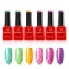 Bluesky Glitter Neon Mini Collection (6 X 5ml) 19 Bluesky Glitter Neon Mini Collection (6 X 5ml) -Bluesky Cosmetics GLITTERNEON46891012