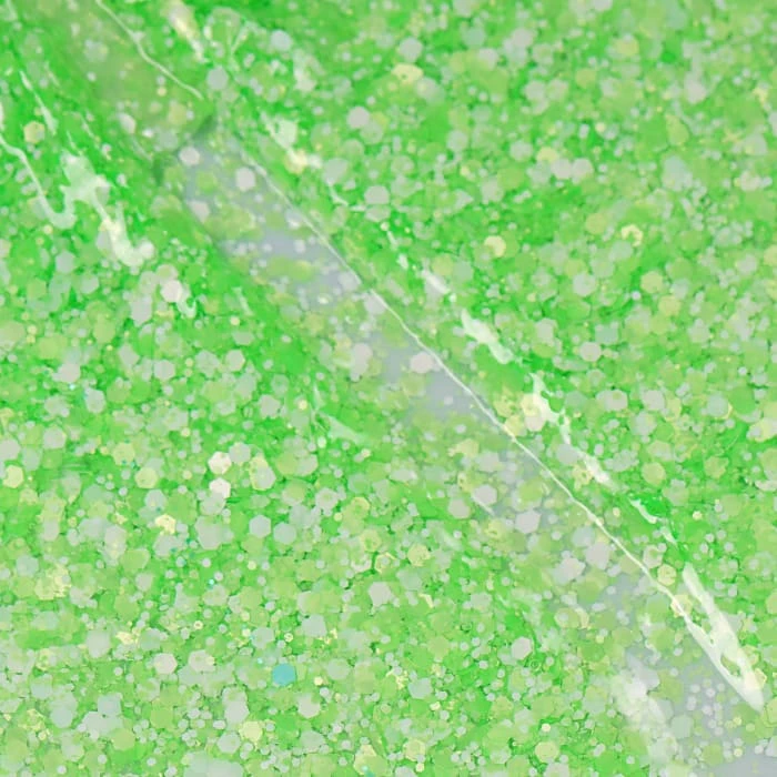 Bluesky Gel Polish - Glitter Neon 06 - Lime Green 2 Bluesky Gel Polish - Glitter Neon 06 - Lime Green - Image 2