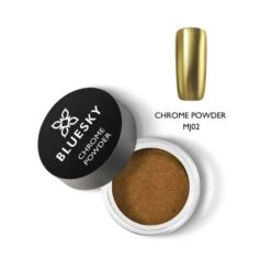 Bluesky Chrome Powder - GOLD -Bluesky Cosmetics GOLDCHROME1