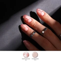 Bluesky Metallic Sparkle Gel Paint - Heart Of Gold -Bluesky Cosmetics HeartOfGold