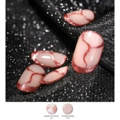 Bluesky Metallic Sparkle Gel Paint - Heart Of Gold -Bluesky Cosmetics HeartOfGoldBJ04