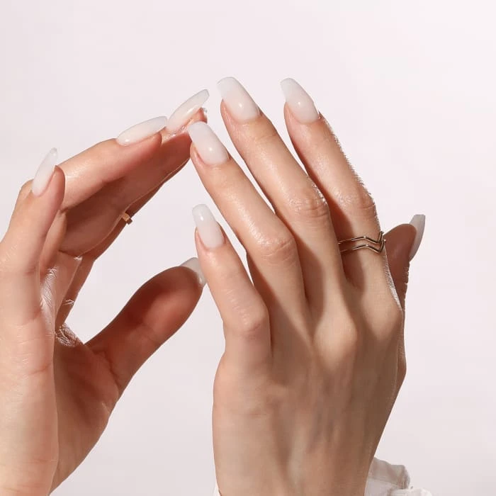 Fast & Easy Builder Gel 10ml - LBA08 - Frosty Pearl 4 Fast & Easy Builder Gel 10ml - LBA08 - Frosty Pearl - Image 4