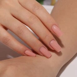 Fast & Easy Builder Gel 10ml - LBA12 - Peach Glitz -Bluesky Cosmetics LBA12 02