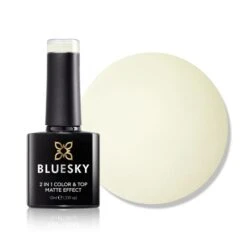 Bluesky 2 In 1 Matte Colour & Top Gel Polish - LBM01 - Citrine