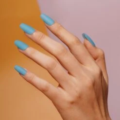 Bluesky 2 In 1 Matte Colour & Top Gel Polish - LBM02 - Mandarin Blue -Bluesky Cosmetics LBM02 01