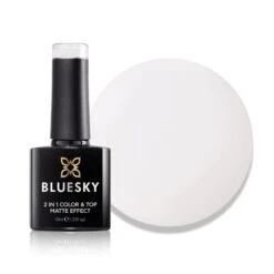 Bluesky 2 In 1 Matte Colour & Top Gel Polish - LPT01 - Cotton Candy