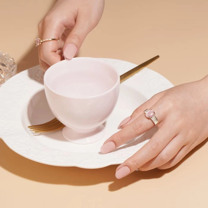 Bluesky 2 In 1 Matte Colour & Top Gel Polish - LPT02 - Blush Pink Petal 3 Bluesky 2 In 1 Matte Colour & Top Gel Polish - LPT02 - Blush Pink Petal - Image 3