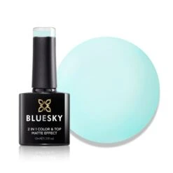Bluesky 2 In 1 Matte Colour & Top Gel Polish - LPT06 - Frosted Mint