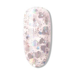 No Wipe Top Coat - Heart Romance - 10ml Gel Polish -Bluesky Cosmetics LRH01 N