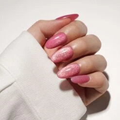 Bluesky Sparkle Diamond Cat Eye Gel Polish - LSD03 - Ruby Radiance -Bluesky Cosmetics LSD0301