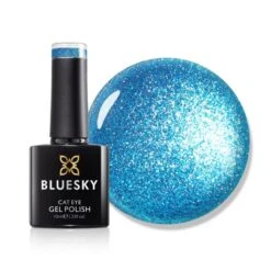 Bluesky Sparkle Diamond Cat Eye Gel Polish - LSD06 - Aquamarine Dream