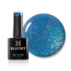 Bluesky Gel Polish - ELECTRIC GLITTER BLUE - LT065