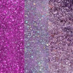 Bluesky Mini Trio Set Purple Confetti - 5ml -Bluesky Cosmetics Minis 63901 BLZ48 DC004 PurpleConfetti SWATCH