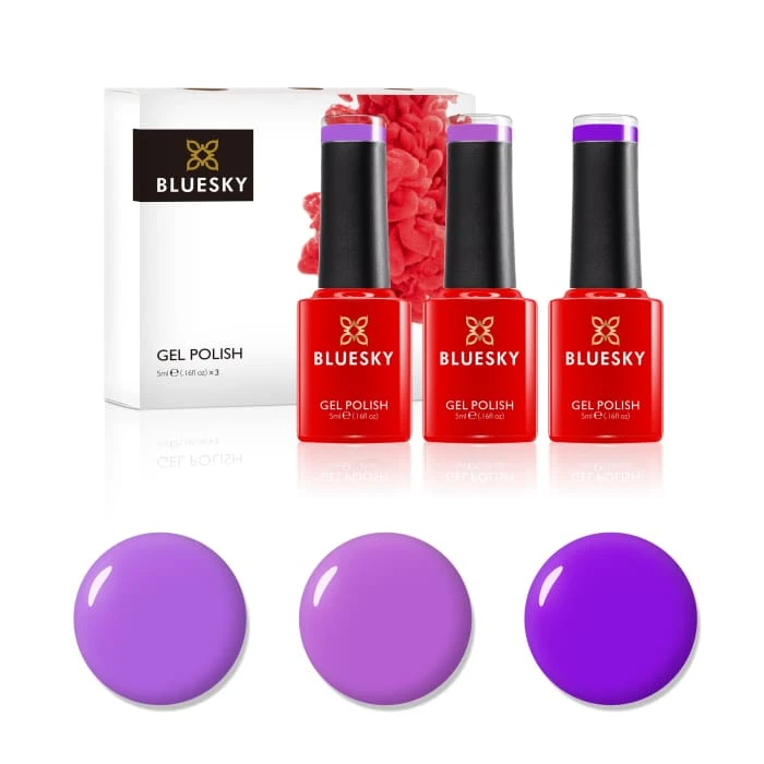 Bluesky Mini Trio Set Purple Pleasure - 5ml 1 Bluesky Mini Trio Set Purple Pleasure - 5ml