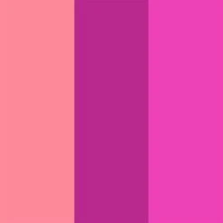 Bluesky Mini Trio Set Pretty Pinks - 5ml -Bluesky Cosmetics Minis KM895 N17 QXG003 PrettyPinks SWATCH