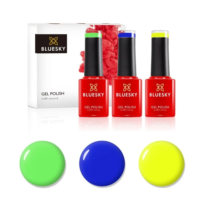 Bluesky Mini Trio Set Rainbow Brights - 5ml 1 Bluesky Mini Trio Set Rainbow Brights - 5ml
