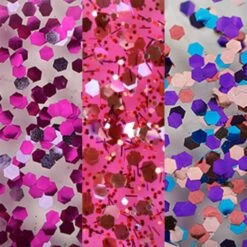 Bluesky Mini Trio Set Glitters - 5ml -Bluesky Cosmetics Minis SUM1917 SUM1918 SUN1916 Glitters SWATCH