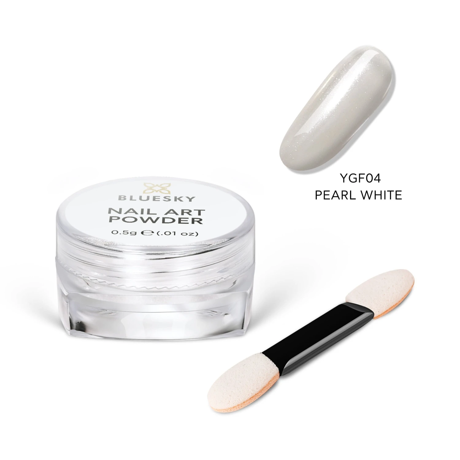 Pearl White - Nail Art Powder 1 Pearl White - Nail Art Powder