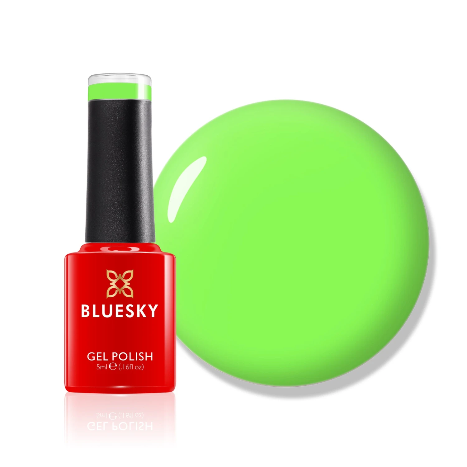 Bluesky Gel Polish Mini - Lime - NEON02 1 Bluesky Gel Polish Mini - Lime - NEON02