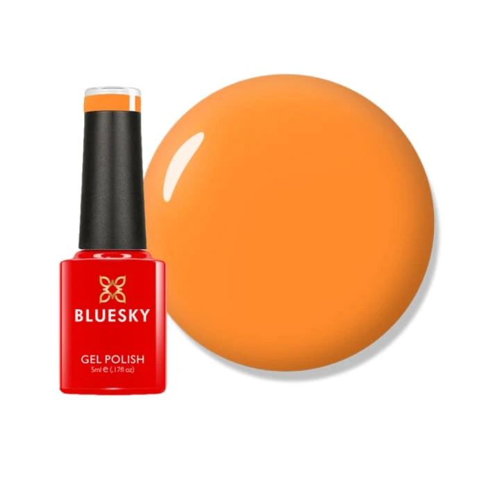 Bluesky Gel Polish Mini - ORANGE SORBET - NEON04 1 Bluesky Gel Polish Mini - ORANGE SORBET - NEON04