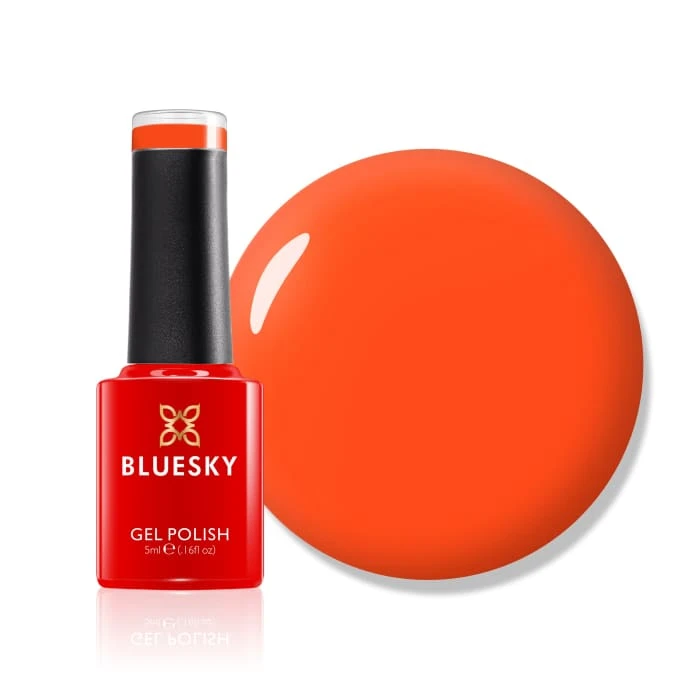 Bluesky Gel Polish Mini - ORANGE ZEST - NEON05 1 Bluesky Gel Polish Mini - ORANGE ZEST - NEON05