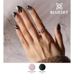 Bluesky Gel Polish - MOSS GREEN - A006 -Bluesky Cosmetics NudeSunday MossGreen add08fae d1f1 4acf 87c2 0df0db9e135b
