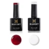 Bluesky Gel Polish Duo - "Opposites Attract" - Gweneira & Alluring Wine -Bluesky Cosmetics OppositesAttract