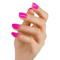 Bluesky Gel Polish - HOT PINK SPARKLE - PCH36 -Bluesky Cosmetics PCH36 2