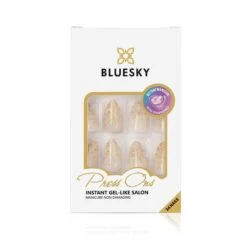 Almond Golden Glitter - Press On Nails Set