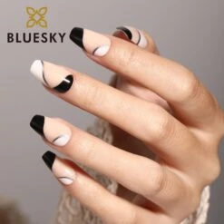 Coffin Monochrome - Press On Nails Set -Bluesky Cosmetics PRESS ONS 01 MARKETING 01