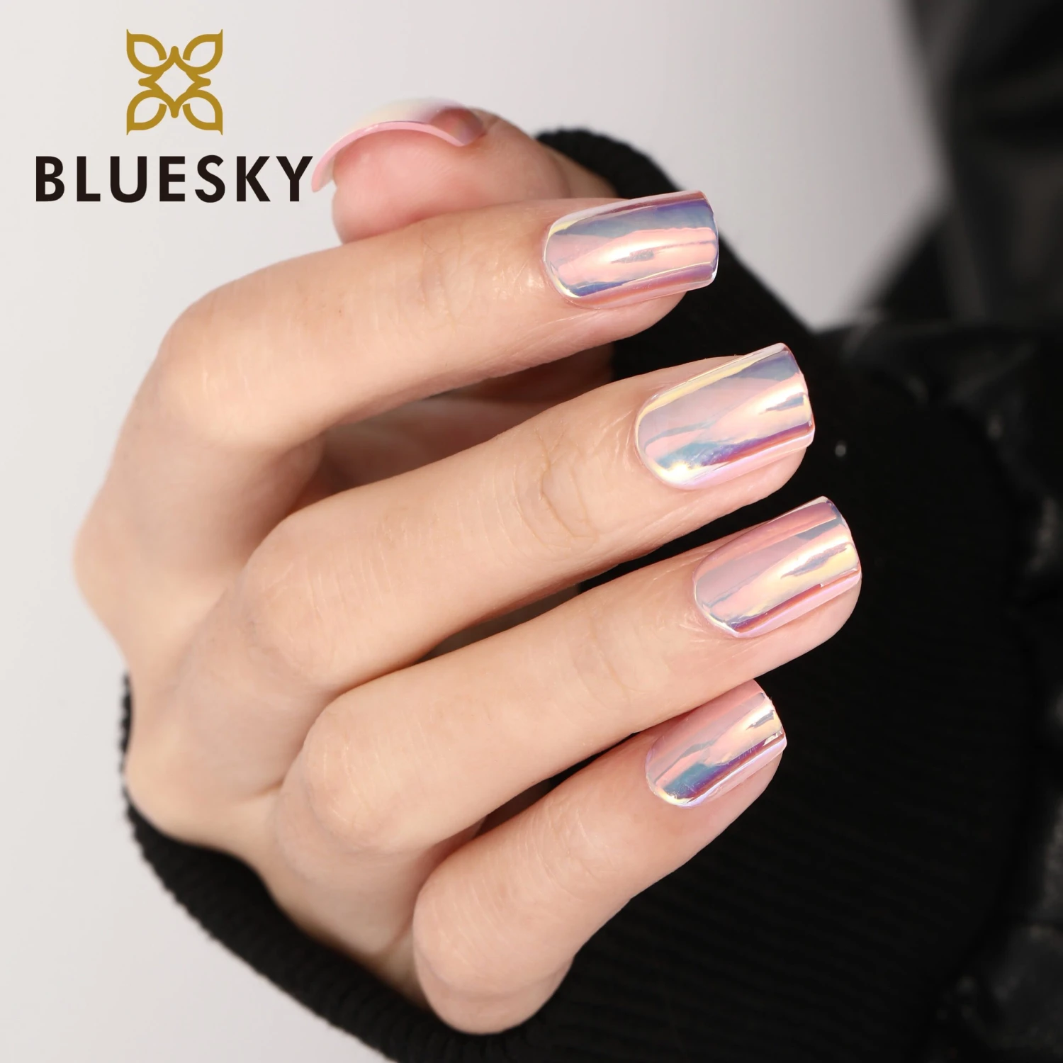 Square Mirror Glaze - Press On Nails Set 3 Square Mirror Glaze - Press On Nails Set - Image 3