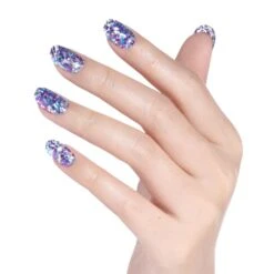 Bluesky Limited Edition Gel Polish - Platinum Jubilee -Bluesky Cosmetics PlatinumJubileeTryon3