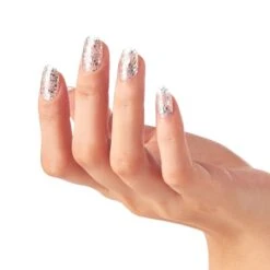 Bluesky Gel Polish Mini - Silver Flakes -Bluesky Cosmetics SILVERFLAKES 2