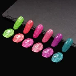 Bluesky Gel Polish - Sparkle Neon 02 - Pink -Bluesky Cosmetics SPARKLENEONECOROLCHART08 28b817af 9e3a 4da4 8910 07b4dbb8014a