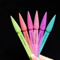 Bluesky Sparkle Neon Set - 6 X 10ml 13 Bluesky Sparkle Neon Set - 6 X 10ml -Bluesky Cosmetics SPARKLE NEONE COROL CHART 03
